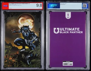 2024 MARVEL COMICS ULTIMATE BLACK PANTHER #1 3RD PRINTING VIRGIN 1:25 PSA 9.8 - Picture 1 of 3