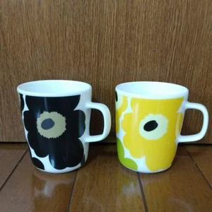 marimekko Marimekko Jubiläum Tasse 2er Set Schwarz & Gelb - Bild 1 von 5