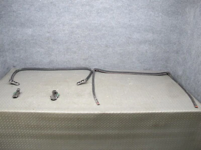 88-91 MAZDA RX7 CONVERTIBLE WINDSHIELD B PILLAR REAR ROOF WEATHERSTRIP SEAL SET - Image 1 of 4