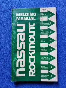 1990 Nassau Rockmount Schweißanleitung. Tig Mig Arc Alufelgen ++ - Bild 1 von 3