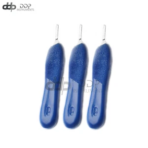 Lot Of 3 Pcs Scalpel Handle #3 with Blue Color Surgical Instruments - Picture 1 of 3