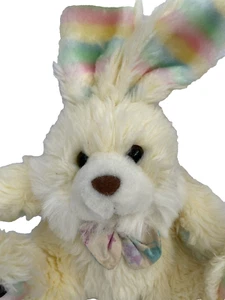 Peluche de conejo amarillo 11" juguete suave Pascua sin marca - Imagen 1 de 6