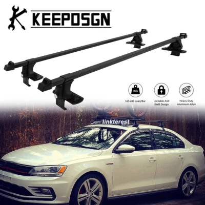 Barras transversales portaequipajes de aluminio para VW Volkswagen Jetta Foto 1 de 4