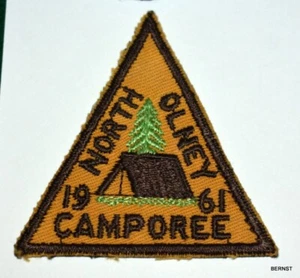 VINTAGE GIRL SCOUT - COUNCIL CAMPOREE PATCH    ^ - Picture 1 of 2