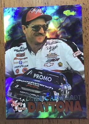 DALE EARNHARDT HOF 1996 CLASSIC RACE CHASE PROMO Card #RP96 NM-MT Condition - Image 1 of 2
