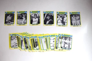 1982 SUPERSTAR Yellow 45-Card Set RARE w/ Mantle, Ruth, Clemente, Aaron, Mays - Picture 1 of 2