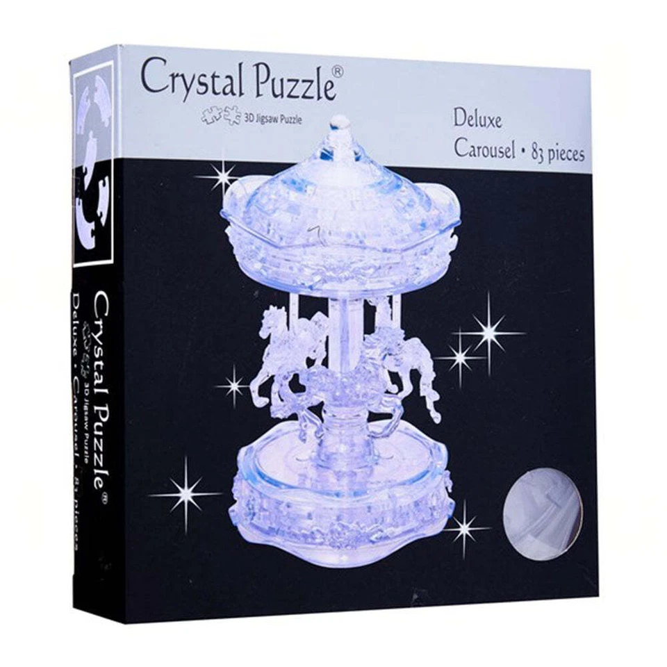 3D Crystal Puzzle Grey Carousel Foto 1 de 1