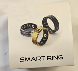 Smart Health Herren Größe 10 Smart Ring - Schwarz - Fotografie, Herzfrequenz, Schritte, O - Bild 1 von 4