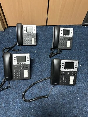 Grandstream GXP2130 3-Line Bluetooth VoIP Phone - POE - NO PSU X 4 - Image 1 of 2