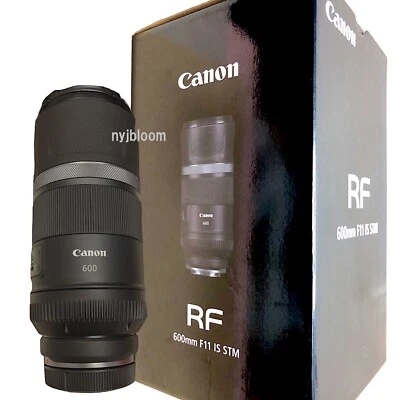 New CANON RF 600mm f/11 IS STM Lens for R Series Mirrorless Digital Camera - Image 1 of 4