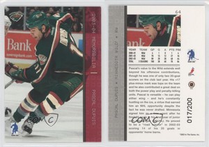 2003-04 ITG Be A Player Memorabilia Ruby /200 Pascal Dupuis #64