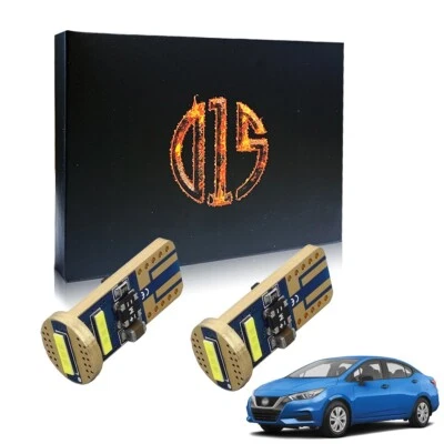 Bombilla LED de matrícula 1200LM blanca T10 194 para Nissan Versa 2007-2023 Foto 1 de 4