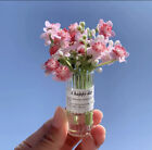1 pièce bouteille de fleurs 1/6 maison de poupée chic décoration végétale accessoires miniatures