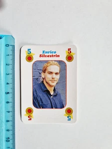 ENRICO SILVESTRIN CARD RARE CARTA RIVISTA CIOE' 90s ANNI 90 ORIGINAL VINTAGE - Foto 1 di 2