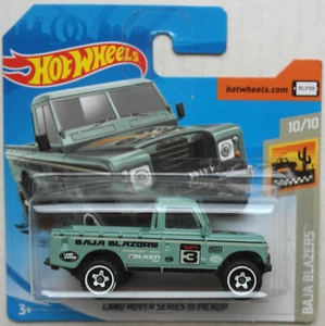 Hot Wheels Land Rover Series III Pickup verde menta pastello nuovo/confezione originale fuoristrada HW - Foto 1 di 5