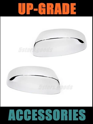 Chrome Trim For 2007-2014 Chevy Silverado 1500 2500HD 3500HD Side Mirror Cover - image 1 of 4