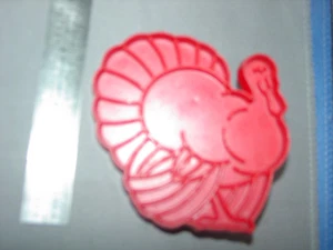Vintage Tupperware Red Cookie Cutter Turkey, Thanksgiving Whandle - Picture 1 of 1