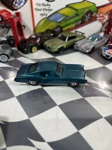 Hot Wheels 66 Buick Riviera Custom Smoke Over Green Custom Wheels Added - Picture 1 of 6