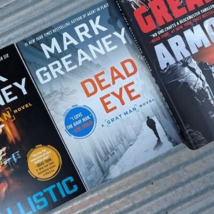 Mark Greaney - Gray Man Series Books - Ballistic, Dead Eye, & Armored - 1st Edit - Imagen 1 de 10