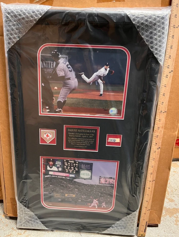 Pelota usada Mounted Memories Red Sox Daisuke Matsuzaka juego #RD/2007 NUEVA AA M4 Foto 1 de 4