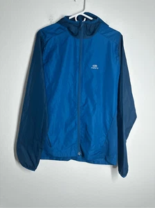 Kalenji Decathlon Giacca da Corsa Zip Tasche Cappuccio Blu Taglia M - Foto 1 di 14