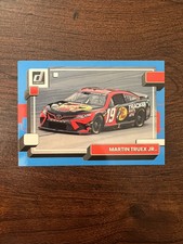 Martin Truex Jr. | 2023 Panini Donruss Racing Carolina Blue Parallel #122 Damage