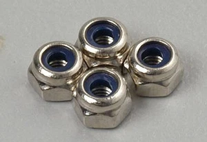 Z661 Locknut M2.6 Silver Savage 21 (4) ETS Hobby Shop - Picture 1 of 1