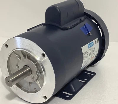 Leeson 121008.00 Electric Motor 2 HP 3450 Rpm 1PH 115/230 Volt 145TC C145C34FK2H - Image 1 of 4