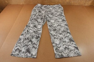 Stan Herman Womens Size XL Gray Print Cozy Knit Pull On Pajama Lounge Pants New - Picture 1 of 7