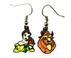 Beauty And The Beast Belle And Beast Characters French Wire Earrings