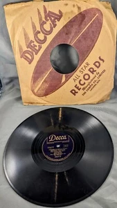 BING CROSBY VINTAGE 78 RPM RECORD DECCA 23647 YOU KEEP COMING BACK LIKE A SONG - Picture 1 of 2