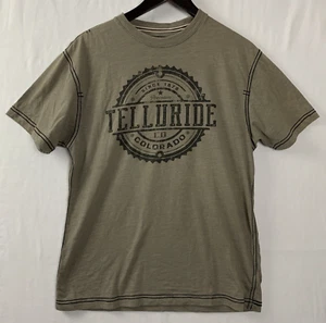 Telluride Colorado T Shirt Iron Needle Series Reinforced Premium 51 Green - Picture 1 of 8