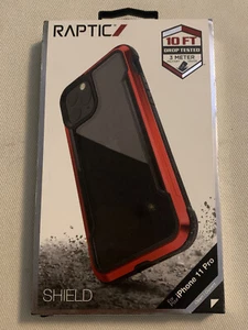 Neu im Karton Raptic Shield schwarz/rot Hülle für iPhone 11 Pro 10 Fuß Fall getestet - Bild 1 von 4