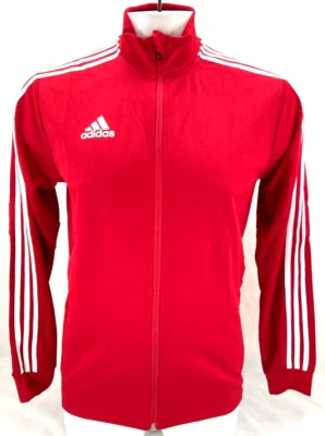 NEW Adidas Tiro 19 Training 3-stripe Athletic Jacket Full Zip Red LS Men's M - Image 1 of 4
