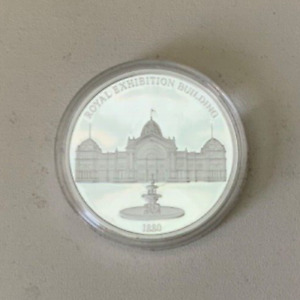 AUSTRALIAN: 175 YEARS OF MELBOURNE - ROYAL EXHIBITION BUILD PROOFLIKE MEDALLION