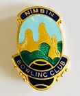 Nimbin Bowling Club Badge Pin Rare Vintage Three Sisters (L3)