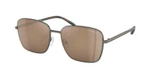 Michael Kors Men's Sunglasses Burlington Matte Husk With Gold Mirror *NEW* - Picture 1 of 1