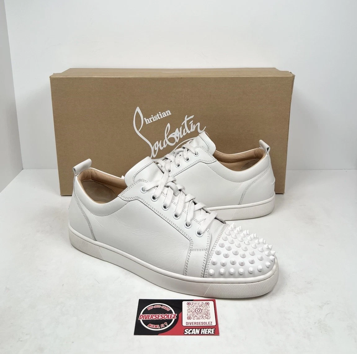 Christian Louboutin Christian Louboutin Louis Junior Spikes Flat