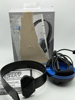 Turtle Beach - Recon Chat Auriculares Mono para Juegos con Cable para PS4, PS4 Pro - Negro/Azul Foto 1 de 4