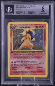 Juego de cartas coleccionables Pokémon Typhlosion Holo raro 1ª edición Neo Genesis 17/111 - Imagen 1 de 2