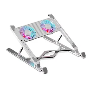 1X(Einstellbarer Laptop-Kühler-Standfuß, Lüfterpad, Zusammenklappbare Noteb5393 - Bild 1 von 6