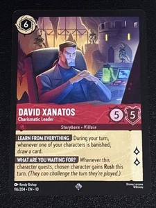 Lorcana Whispers in the Well David Xanatos - Charismatic Leader 116/204 NM SR - Bild 1 von 2