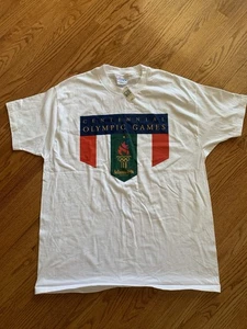 Vintage 1996 Centennial Olympic Games Atlanta Hanes Beefy-T Adult XL Neu mit Etikett RAR - Bild 1 von 8