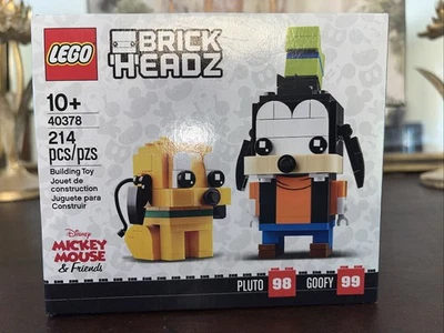 乐高 40378 迪斯尼 BRICKHEADZ: GOOFY & PLUTO - 已退回 - 全新未拆封 - 美国卖家 — 第 1/3 张图片
