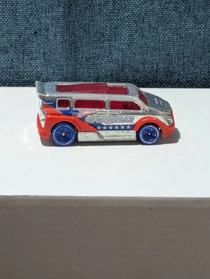 Hot Wheels Speed Box (2012) | Red White & Blue "Super Chromes" |Diecast Van - Image 1 of 4