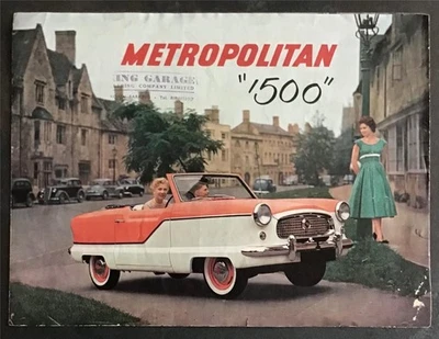 AUSTIN METROPOLITAN 1500 Car Sales Brochure JUN 1958 #1406/C - Image 1 of 4
