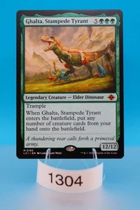 MTG Ghalta, Stampede Tyrant The Lost Caverns of Ixalan Regular #185 - Picture 1 of 2