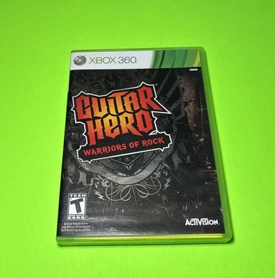 Guitar Hero: Warriors of Rock (Microsoft Xbox 360, 2010) Manual COMPLETO en caja original Foto 1 de 4