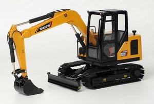 1/25 Scale SANY SY75C Compact Excavator Diecast Model Toy Collection Gift NIB - Picture 1 of 5