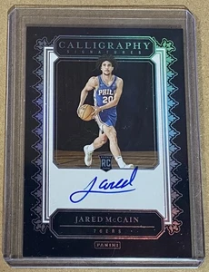 2024-25 Donruss Optic Jared McCain Calligraphy Rookie Auto RC (CAL-JAR) - Picture 1 of 1